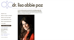 Desktop Screenshot of drlisapaz.com