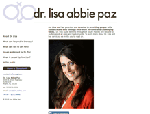 Tablet Screenshot of drlisapaz.com